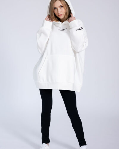 creamy white hoodie