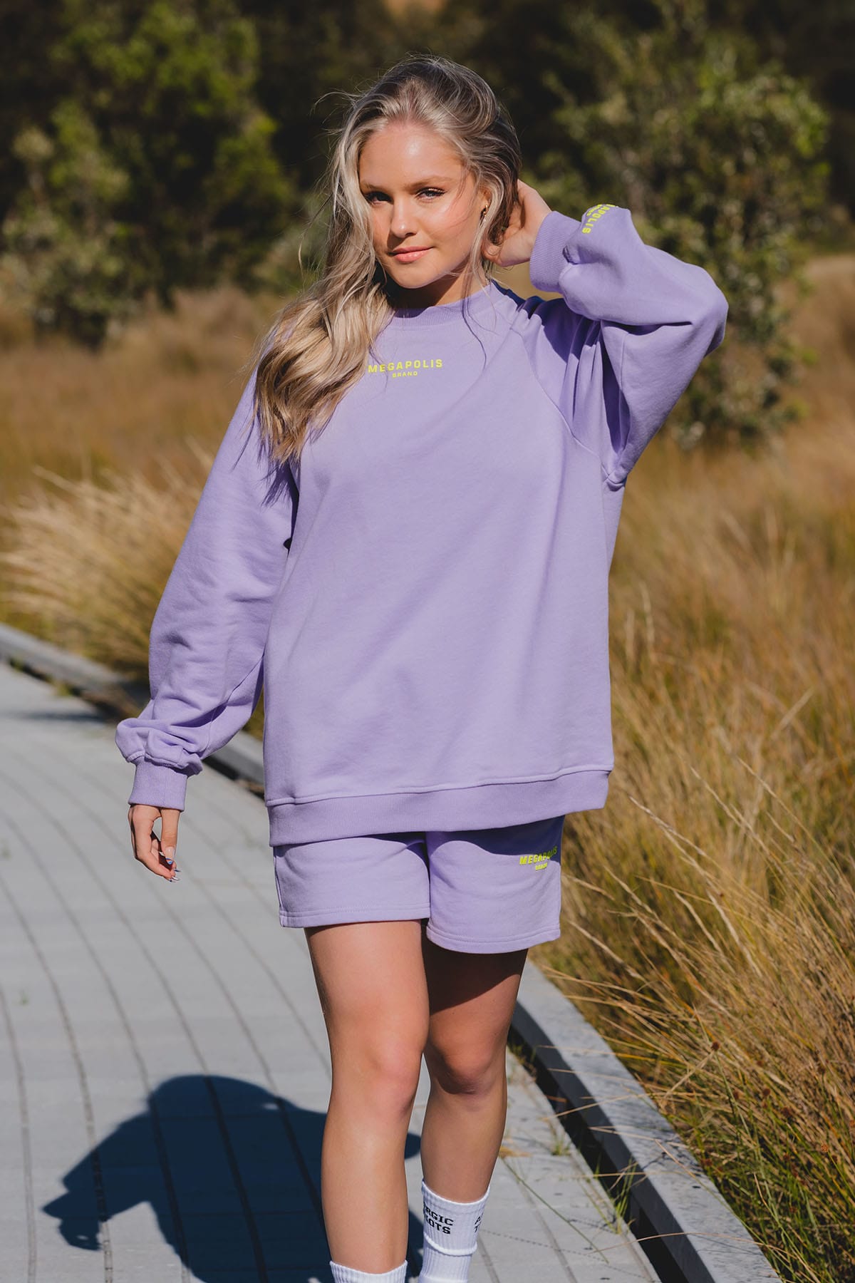 Lilac-sweatshirt-and-shorts-set-3